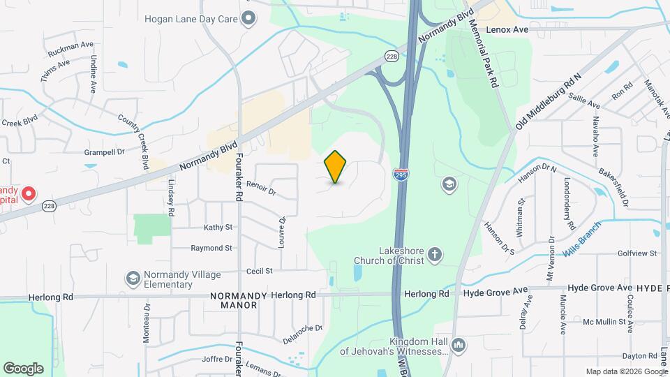 1669 Spring Branch Dr W Map and Location Details