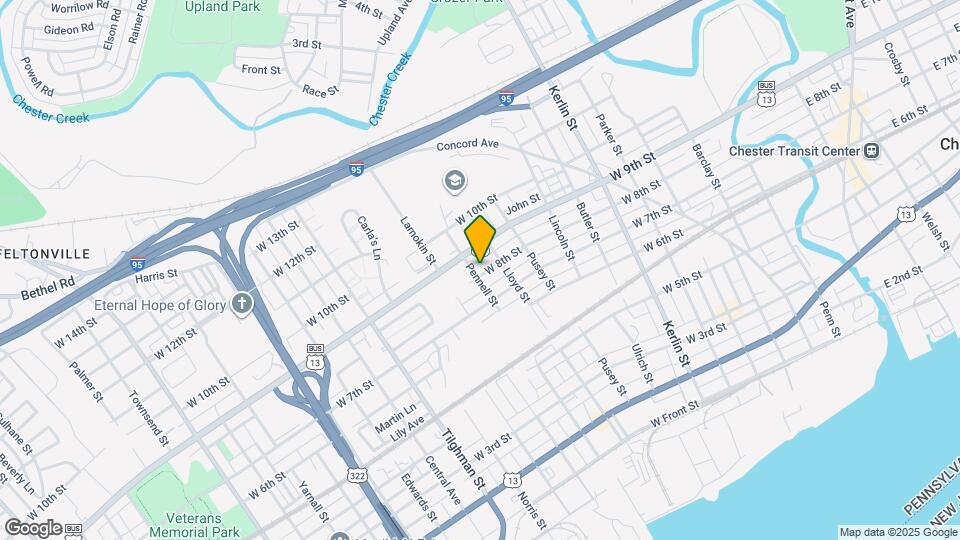 1132 W 8th St, Unit 2nd Floor Mapa y Detalles de la Ubicación