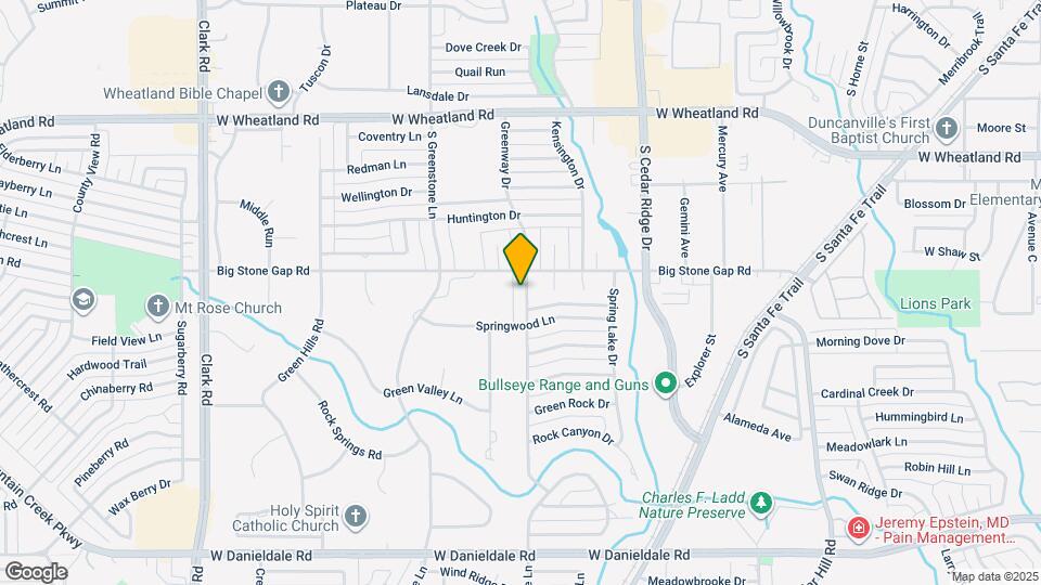 1011 Greenway Dr Map and Location Details