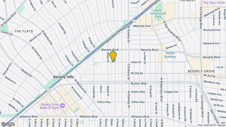 351 N Palm Dr Map and Location Details