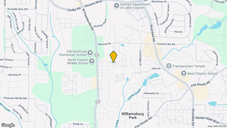 5505 Park Pl S Map and Location Details