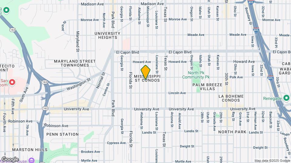 4080 Mississippi St Mapa y Detalles de la Ubicación