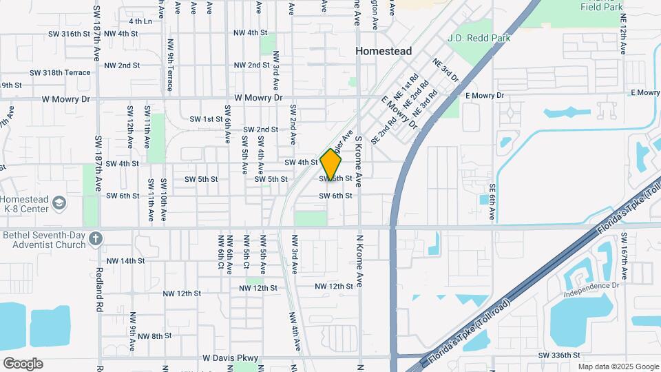 525 SW 1st Ave Mapa y Detalles de la Ubicación