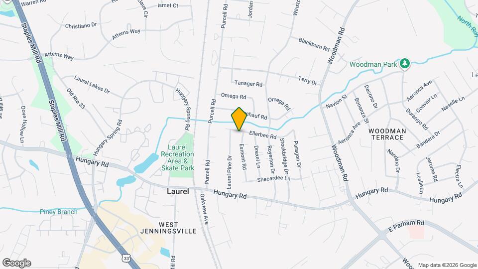 9720 Esmont Rd Map and Location Details