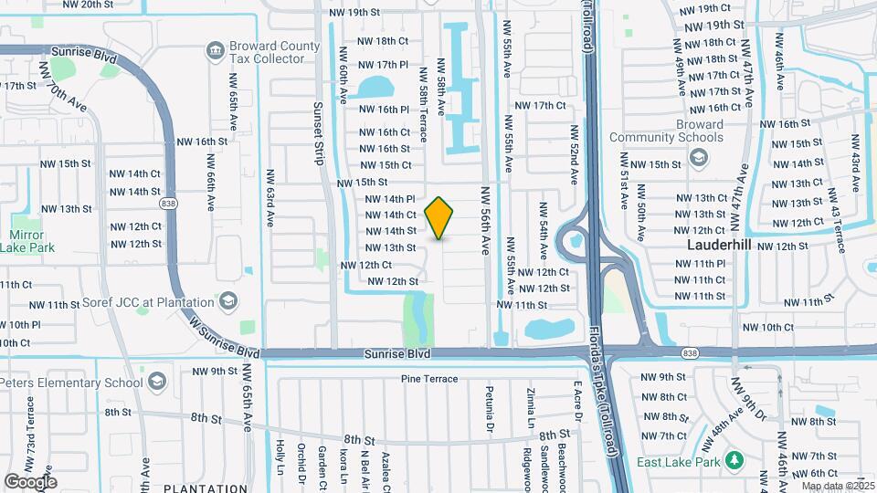 1311 NW 58th Ave Map and Location Details