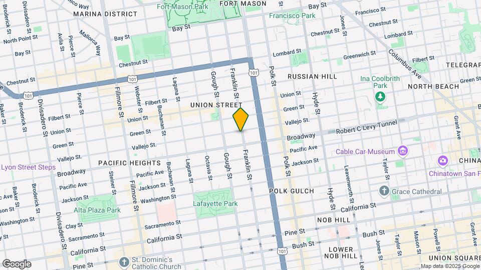 2349 Franklin St Map and Location Details