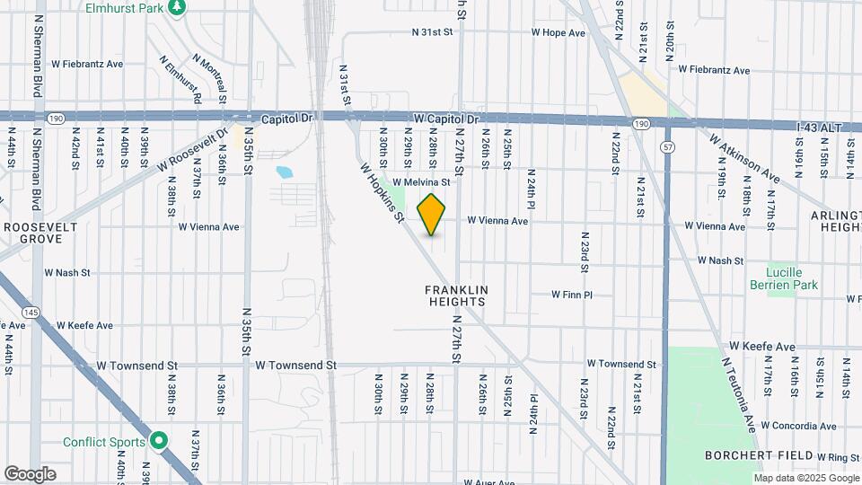 3729 N 28th St Map and Location Details