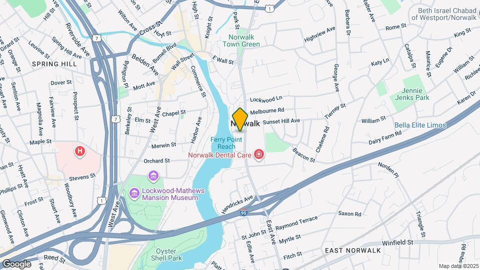 128 East Ave Map and Location Details