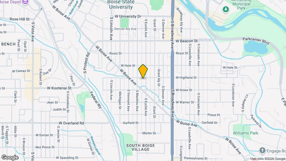 1503 S Euclid Ave Map and Location Details