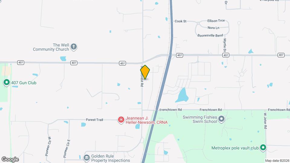 615 Stonecrest Rd Map and Location Details