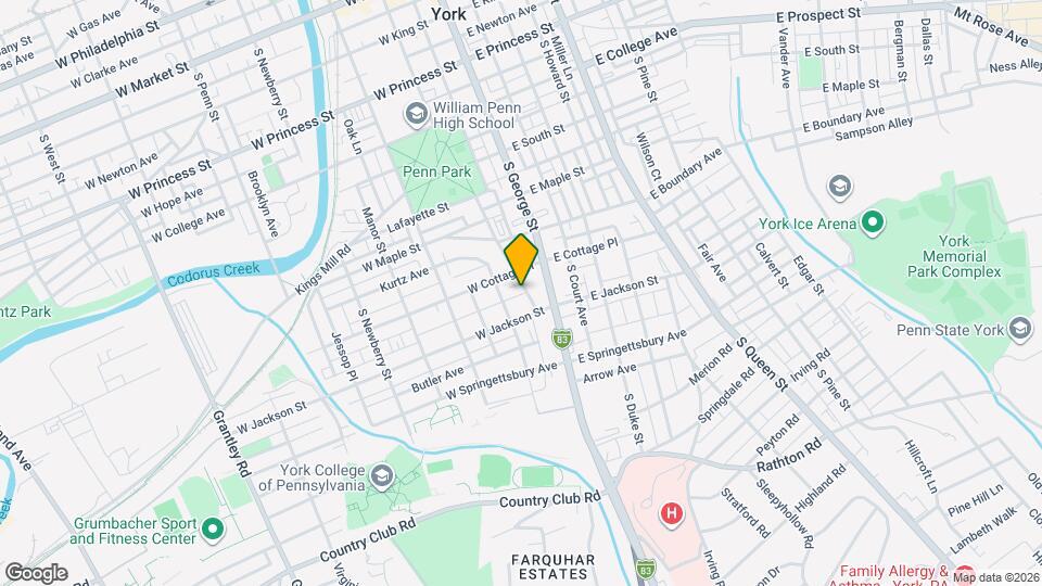 726 Cleveland Ave Map and Location Details