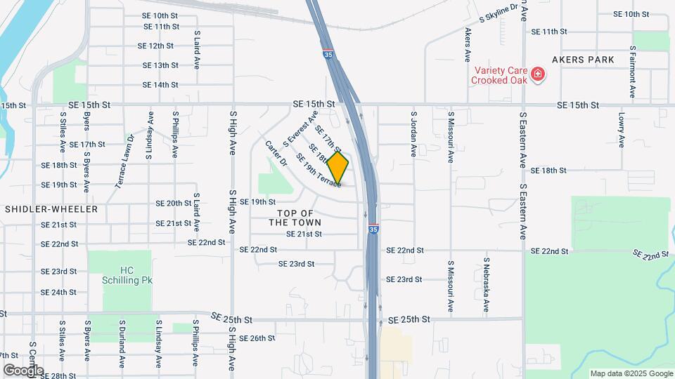 1212 SE 19th Terrace Map and Location Details