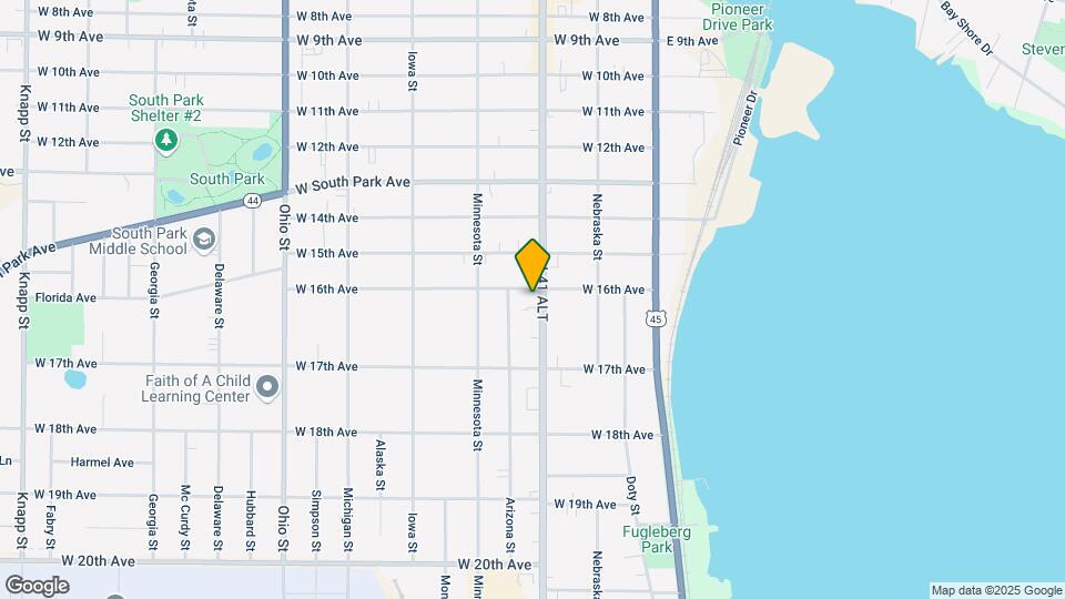 1609 Oregon St, Unit B Mapa y Detalles de la Ubicación