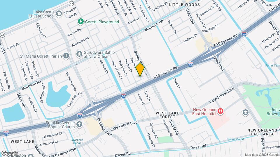 6902 Salem Dr Map and Location Details