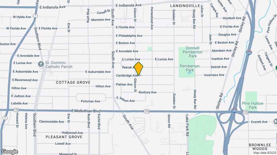 715 Cambridge Ave Map and Location Details