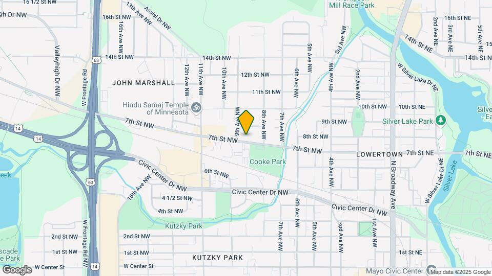 831 7th St NW Map and Location Details