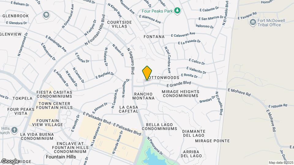 16925 E De Anza Dr Map and Location Details