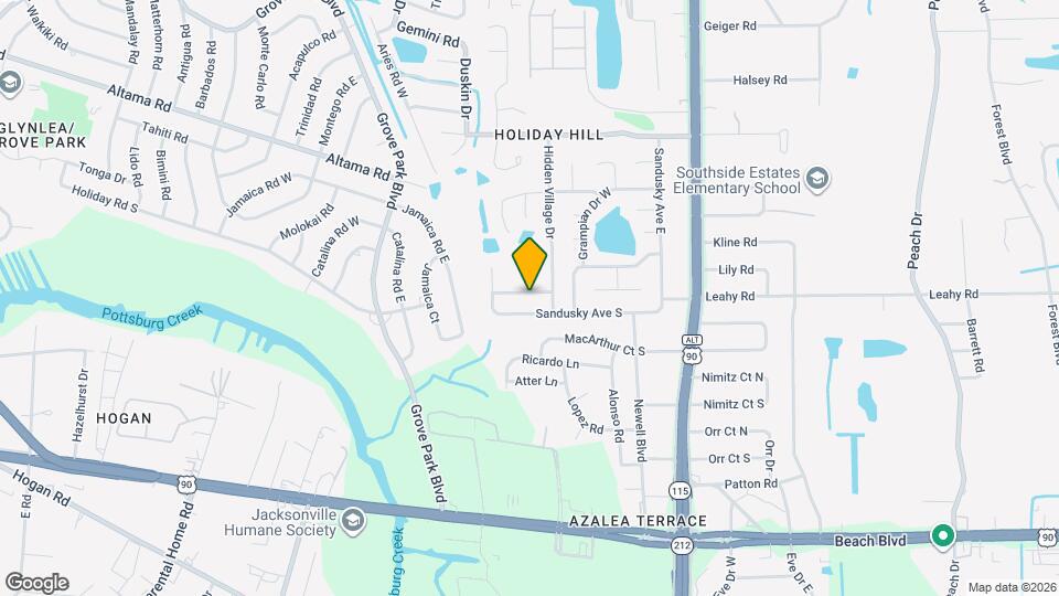 8846 Cavender Dr Map and Location Details