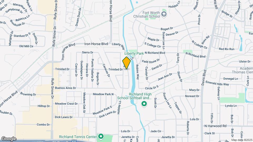 5713 Meadows Way Map and Location Details