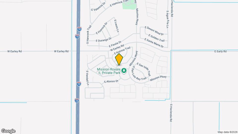 2485 E Espada Trl Mapa y Detalles de la Ubicación
