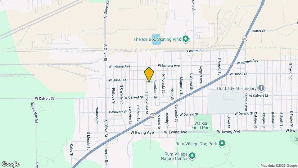 1714 S Brookfield St Map and Location Details