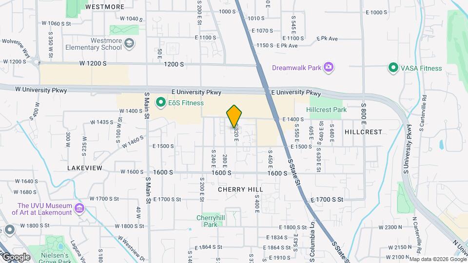 1446 S 320 E Map and Location Details