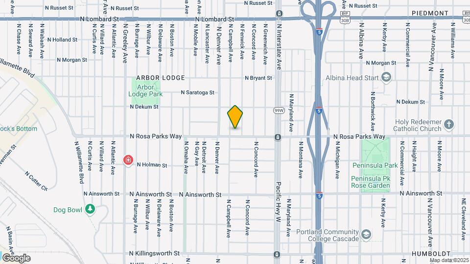 1825 N Rosa Parks Way Map and Location Details