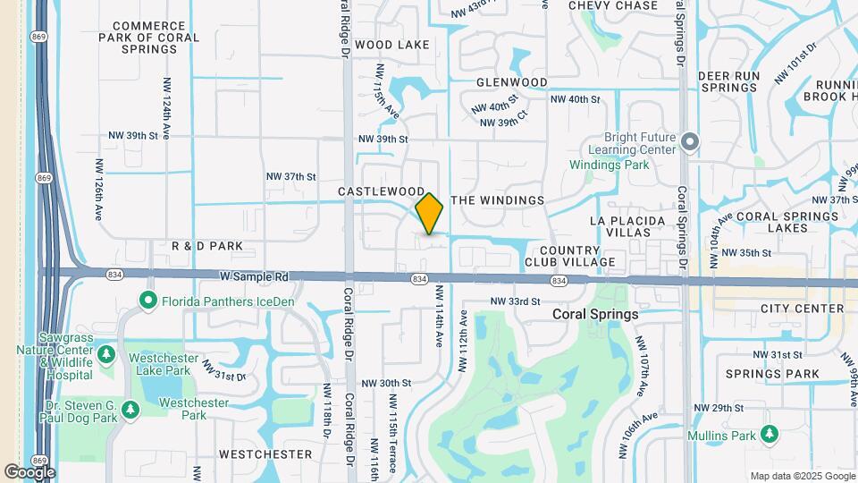 11443 NW 35th St Map and Location Details