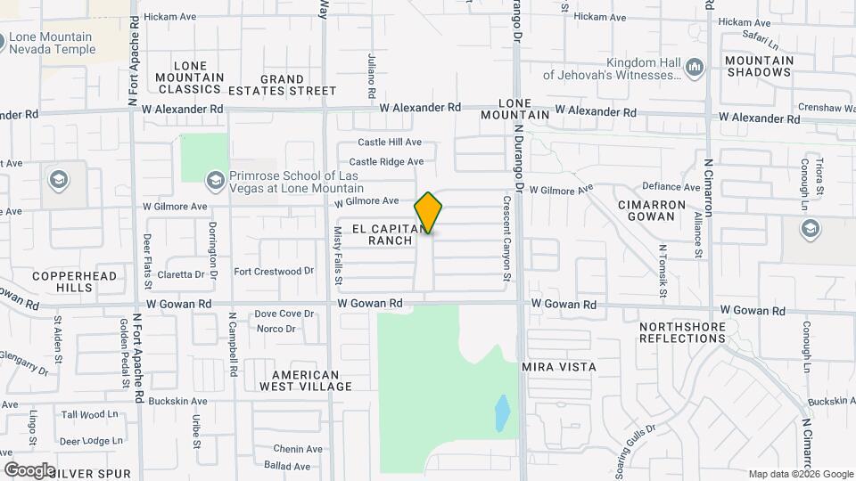 3709 Silver Brook St Mapa y Detalles de la Ubicación