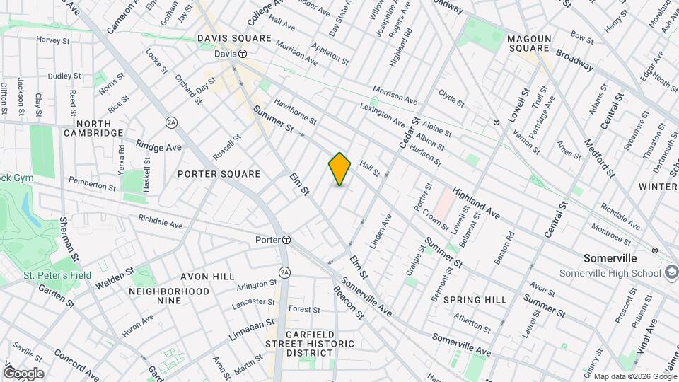 26 Cherry St, Unit 1B Map and Location Details