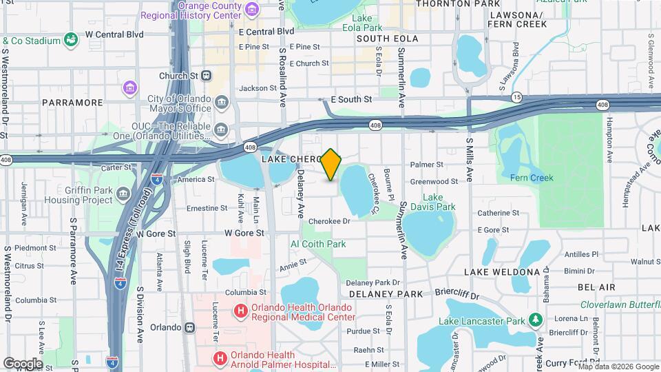 614 Lake Ave Map and Location Details