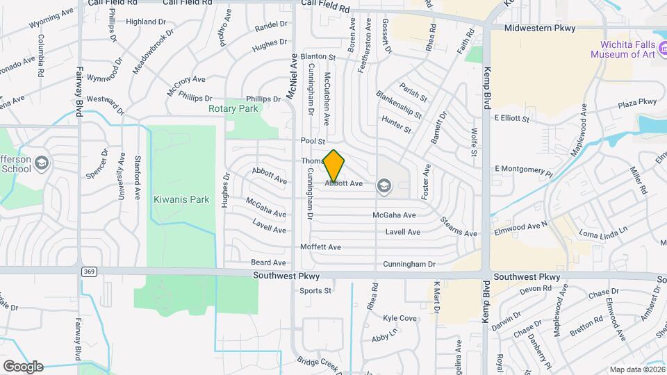 3025 Abbott Ave Mapa y Detalles de la Ubicación