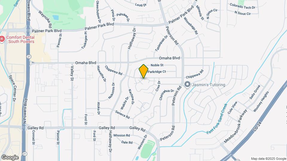 6641 Proud Eagle Ct Map and Location Details