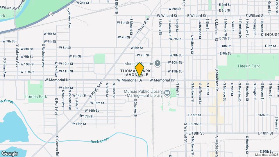628 W Memorial Dr Mapa y Detalles de la Ubicación