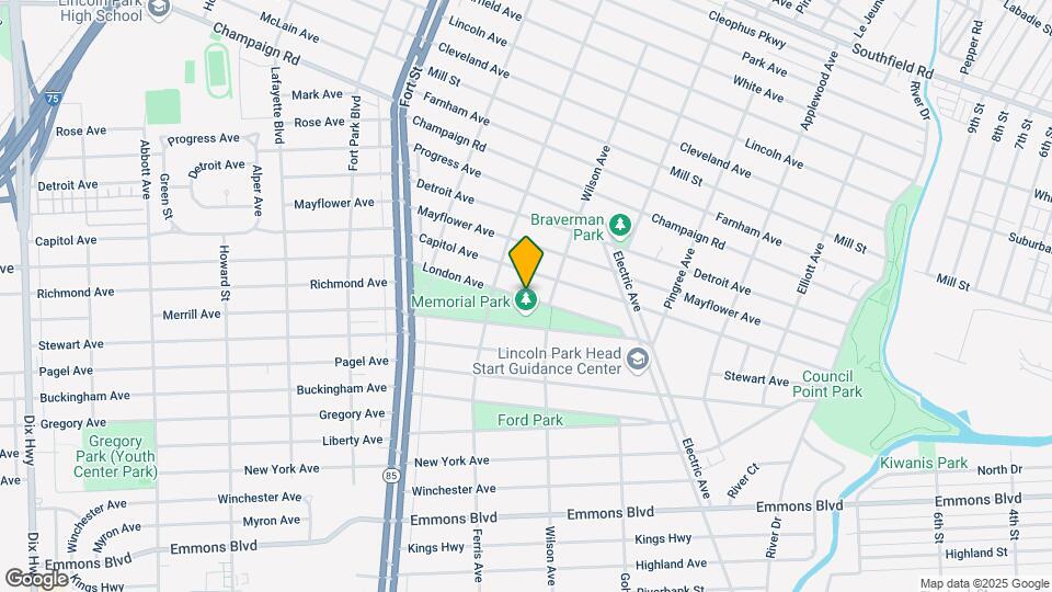 930 London Ave Map and Location Details