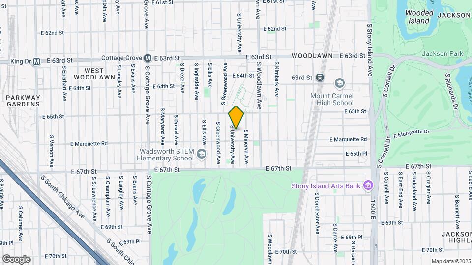 6541 S University Ave Mapa y Detalles de la Ubicación