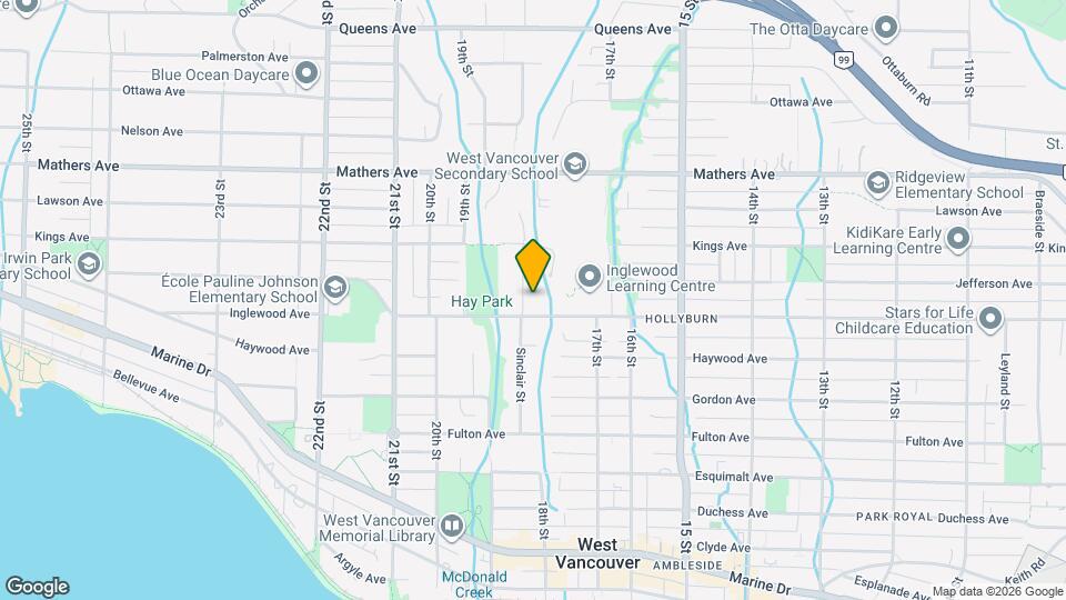 1140 Sinclair St Map and Location Details