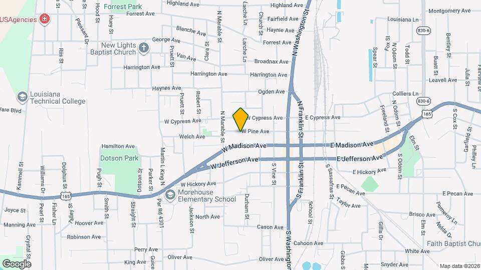 263 W Pine Ave Map and Location Details