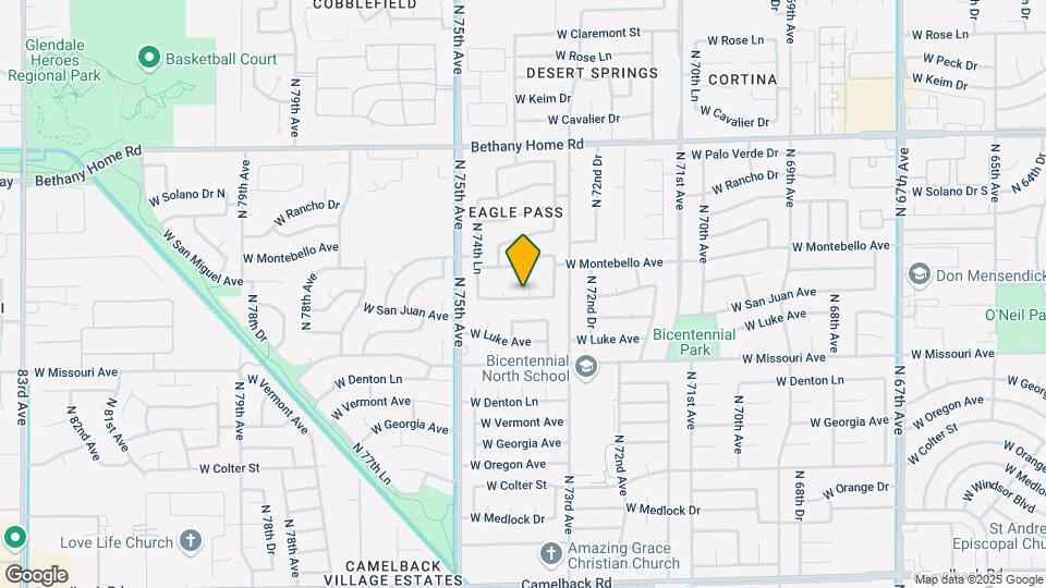 5702 N 73rd Ln Map and Location Details