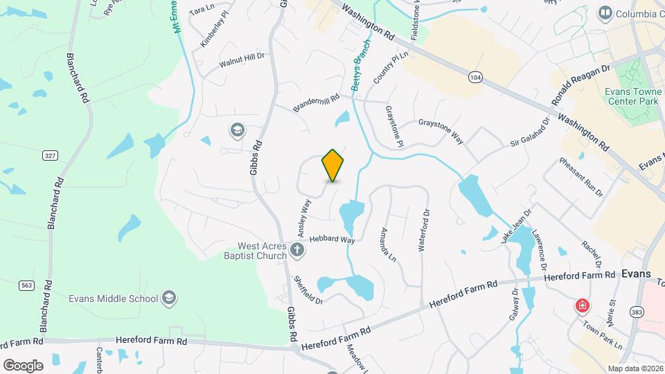 4580 Mulberry Creek Dr Map and Location Details