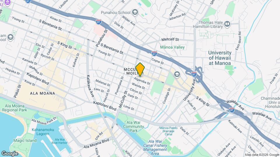 927 Wiliwili St Map and Location Details