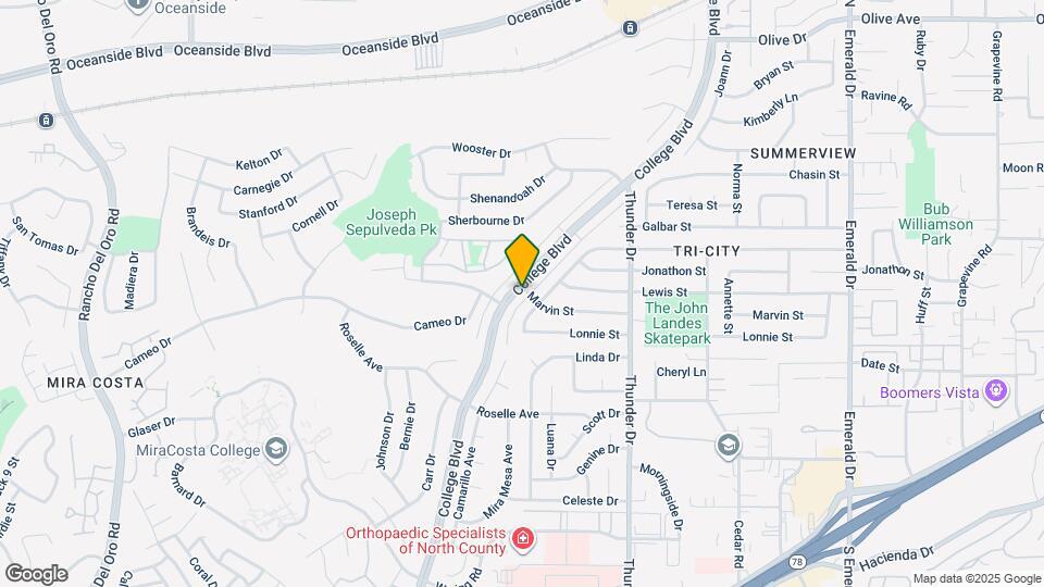 2846 College Blvd Mapa y Detalles de la Ubicación