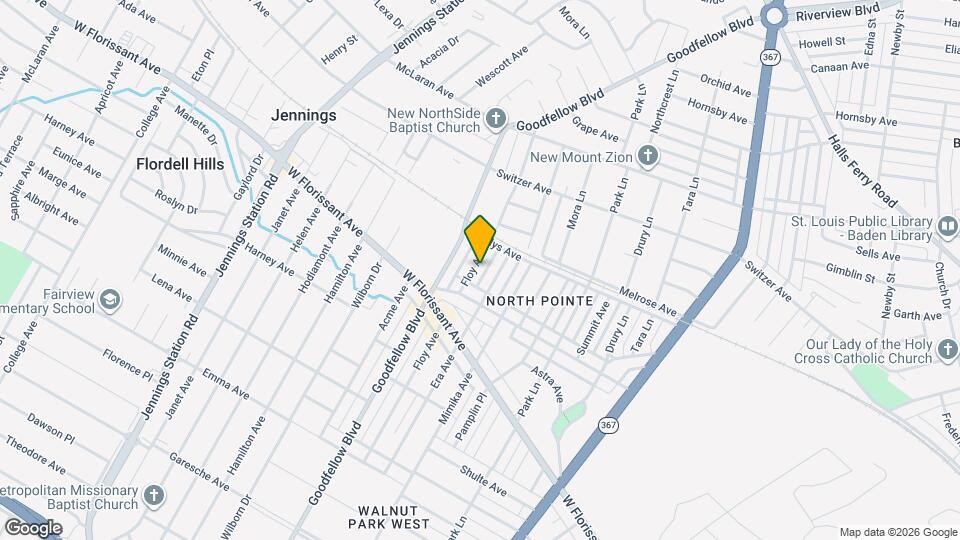 5932 Floy Ave Mapa y Detalles de la Ubicación