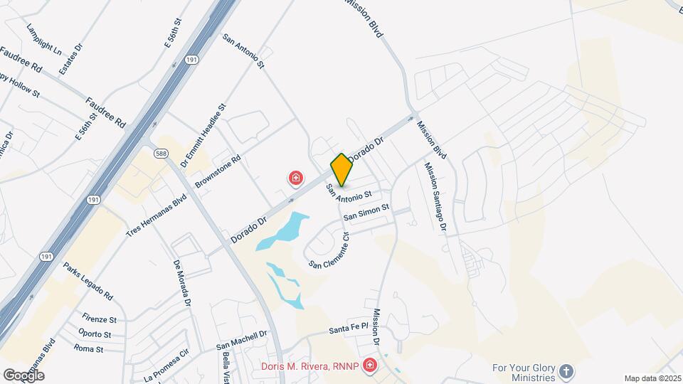 8121 San Antonio St Map and Location Details