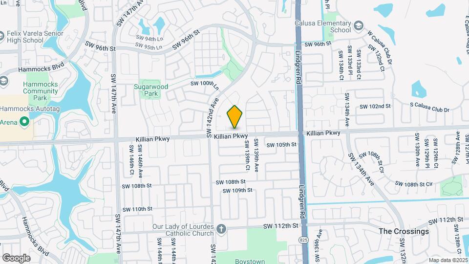 13934 SW 103rd Terrace Map and Location Details