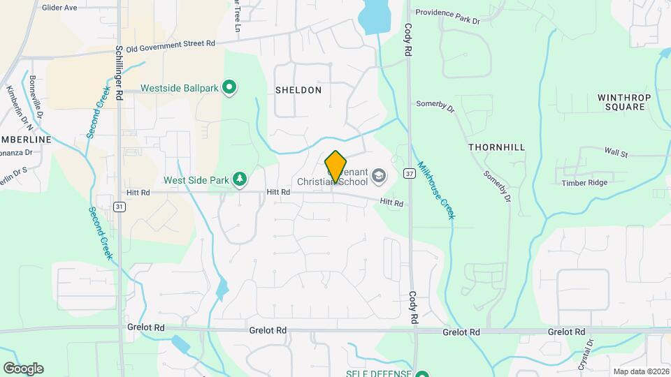 1041 Choctaw Bluff Rd Map and Location Details