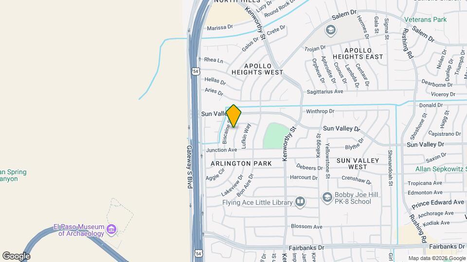 10337 Galahad Way Map and Location Details