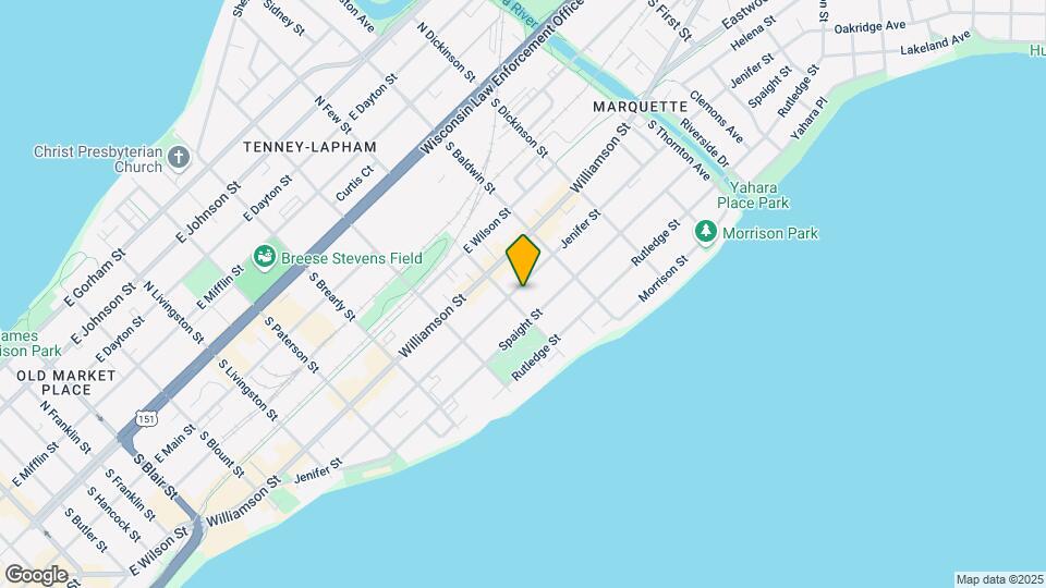 1207 Jenifer St, Unit #1 - First Floor Map and Location Details