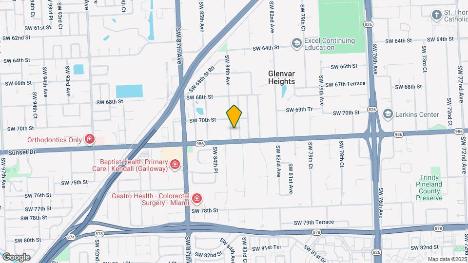 7105 SW 84th Ave Map and Location Details