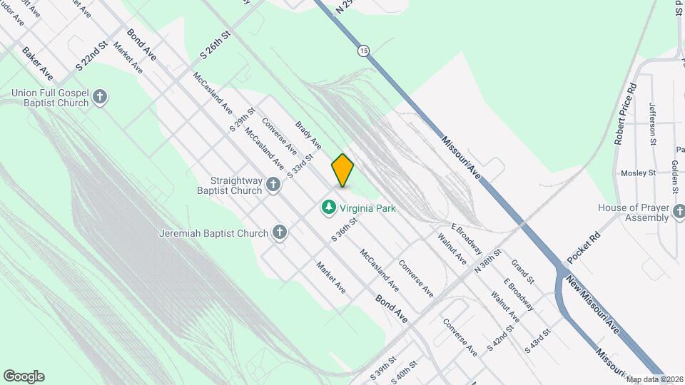 3511 Converse Ave Map and Location Details